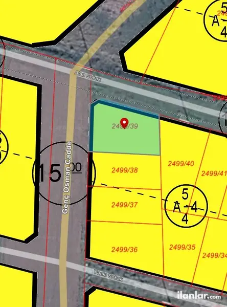 Kütahya Tavşanlı Dağçeşme Mahallesi 344 m² satılık konut arsa - Fotoğraf 1
