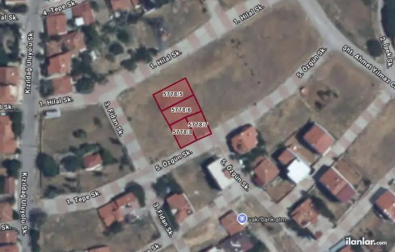 Uşak Merkez Işık Mahallesi 177 m² satılık konut arsa - Fotoğraf 1