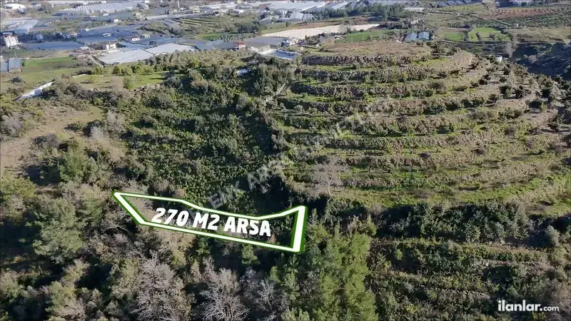 Antalya Gazipaşa Ekmel Mahallesi 270 m² satılık konut arsa - Fotoğraf 1