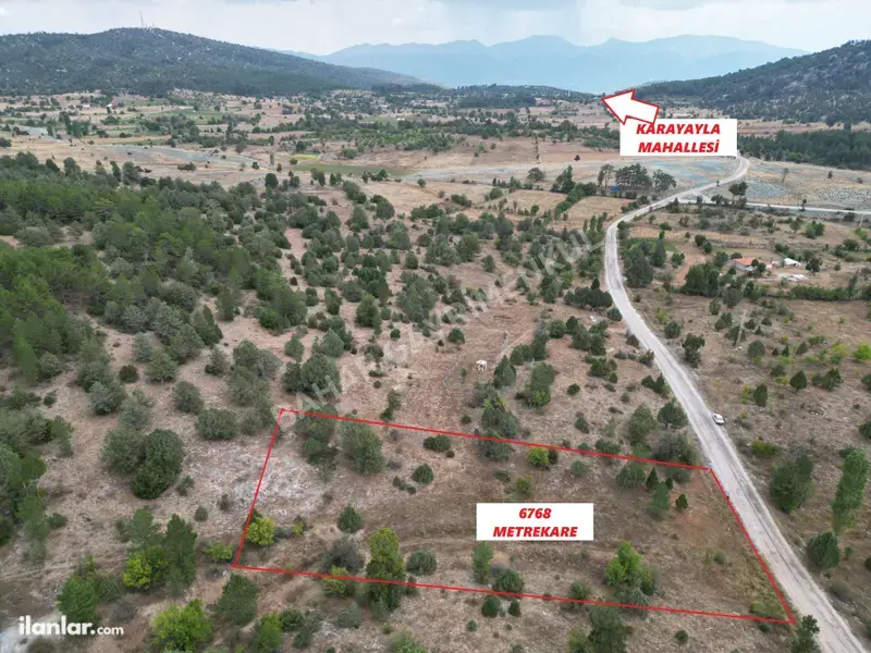 Denizli Kale Karayayla Mahallesi 6.768 m² satılık tarla arsa - Fotoğraf 1