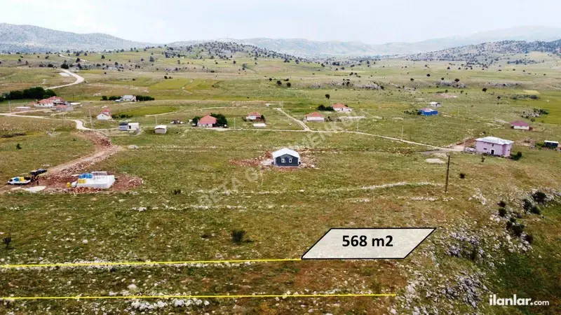 Antalya Korkuteli Taşkesiği Mahallesi 568 m² satılık konut arsa - Fotoğraf 1