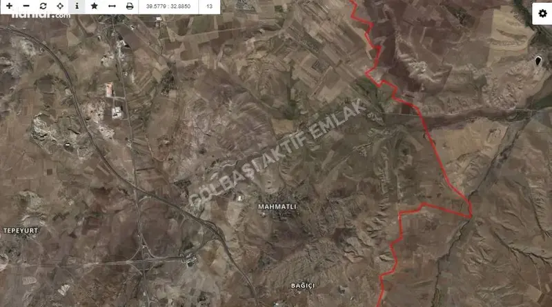 Ankara Gölbaşı Mahmatlı Mahallesi 17.500 m² satılık tarla arsa - Fotoğraf 1