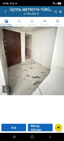 İzmir Konak Barbaros Mahallesi 2+1 75 m² satılık daire - Fotoğraf 1
