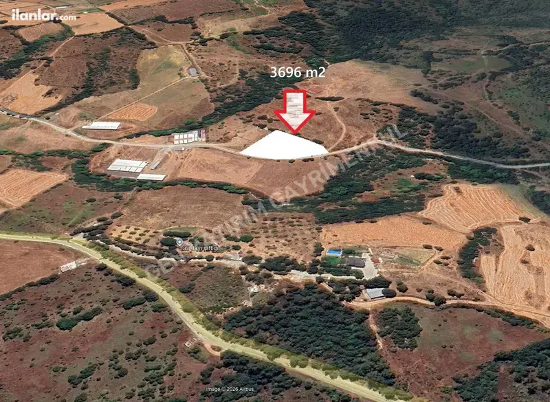 Çanakkale Çan Terzialan, Çakmakçayır Mahallesi 3.696 m² satılık tarla arsa - Fotoğraf 1